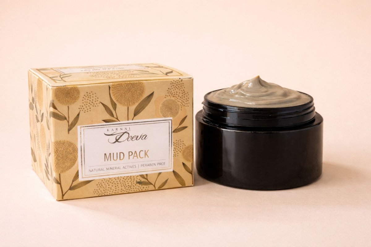 Sattvya Aloe Haldi Mud Pack for Acne Deep Cleansing Pore Care 50g