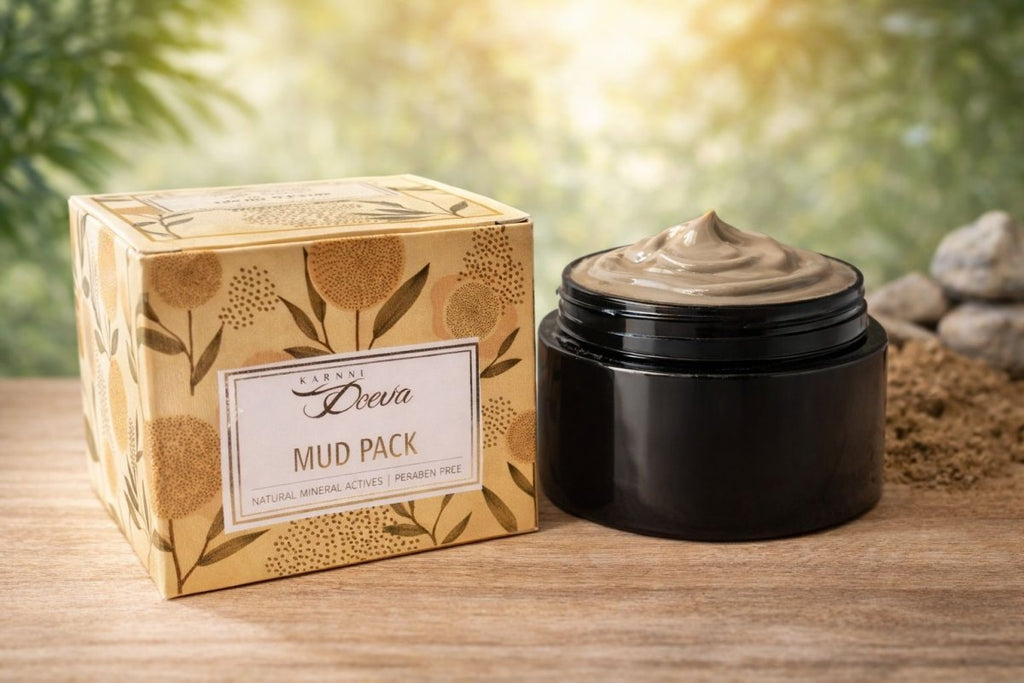 Sattvya Aloe Haldi Mud Pack for Acne Deep Cleansing Pore Care 50g