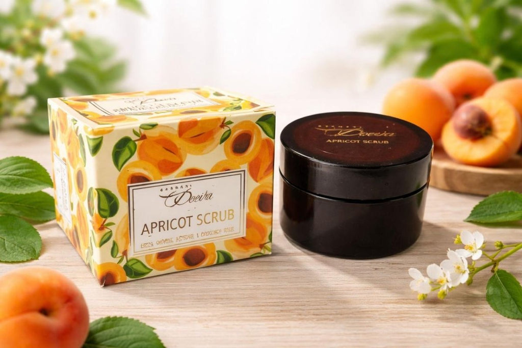 Sattvya Apricot Scrub for Dead Skin Removal Smooth Glowing Skin 50g