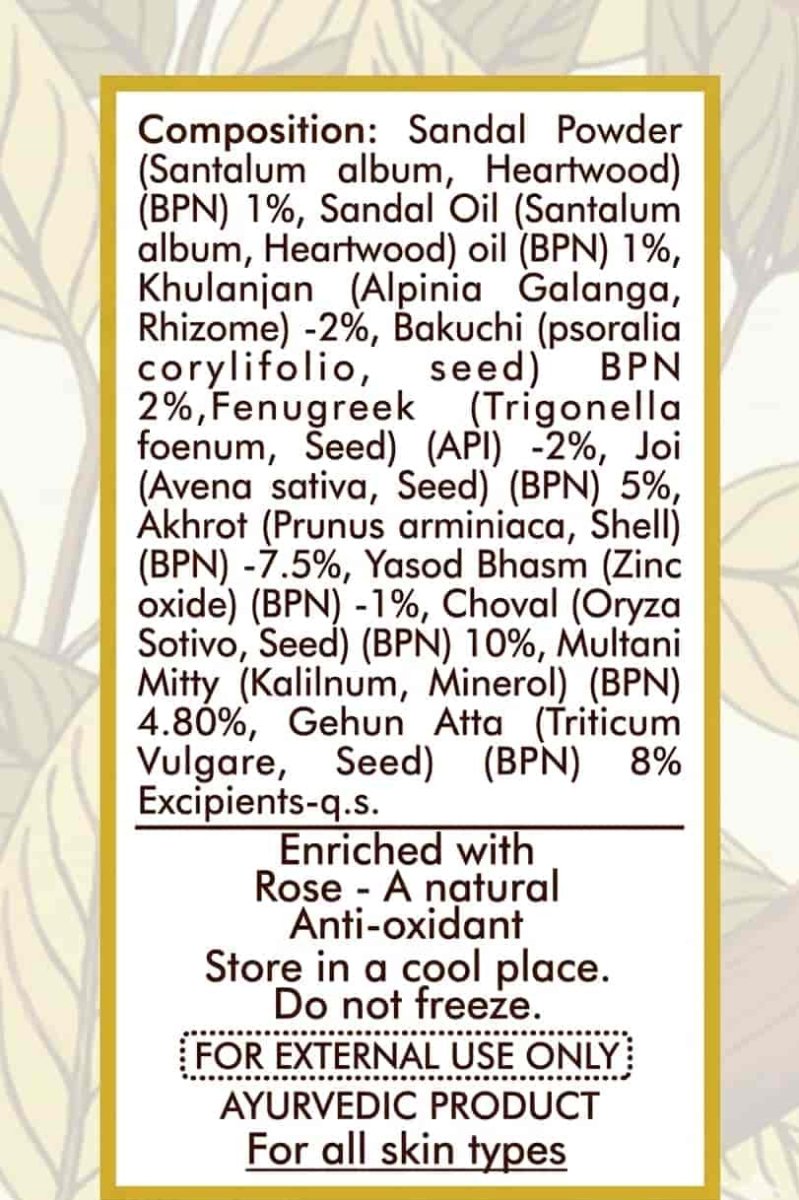 Sattvya Sandal Chandan Scrub for Acne Tan Removal Clear Skin 50g