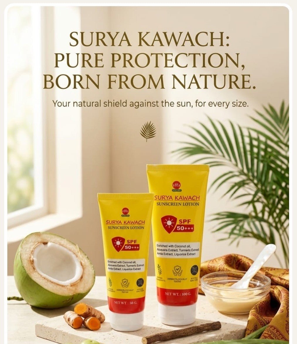 Sattvya Surya Kawach SPF 50 Plus Natural Ayurvedic Sunscreen 50g