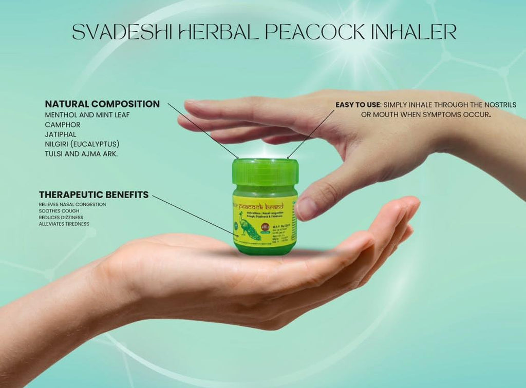 Sattvya Svadeshi Herbal Aromatic Natural Refresh Inhaler