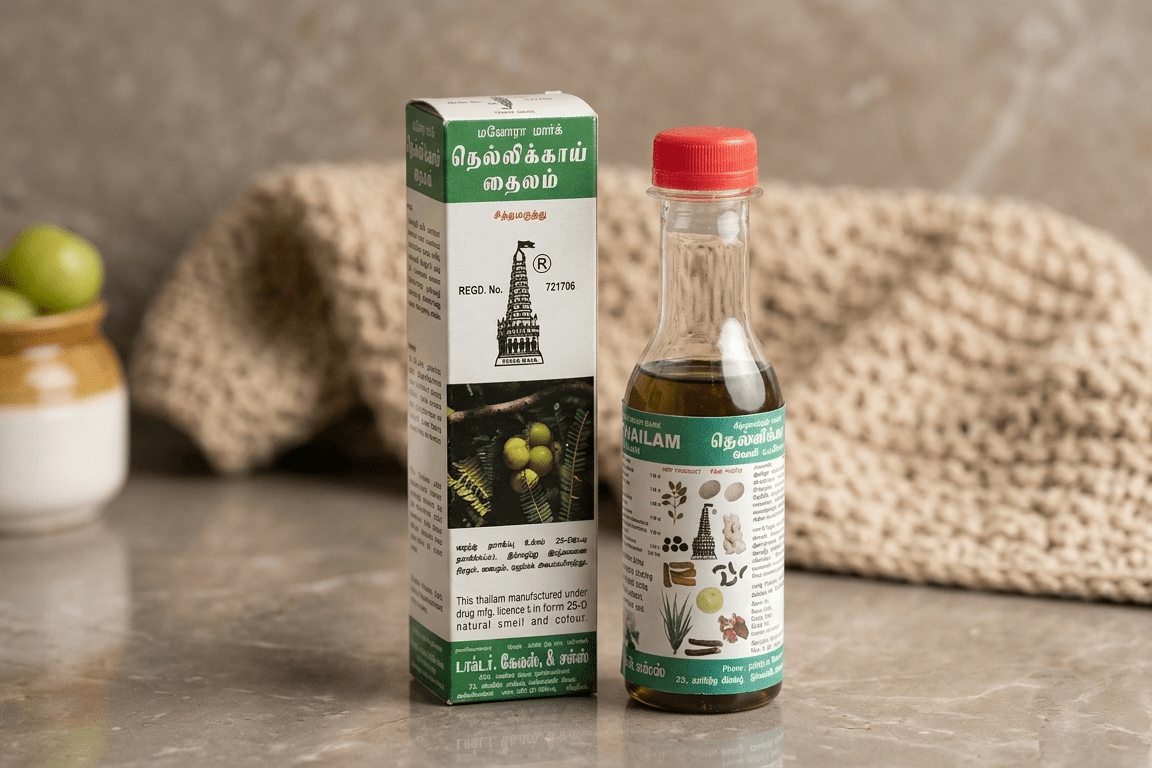 Sattvya Nellikay Thailam Indian Gooseberry Amla Hair Oil 150ml