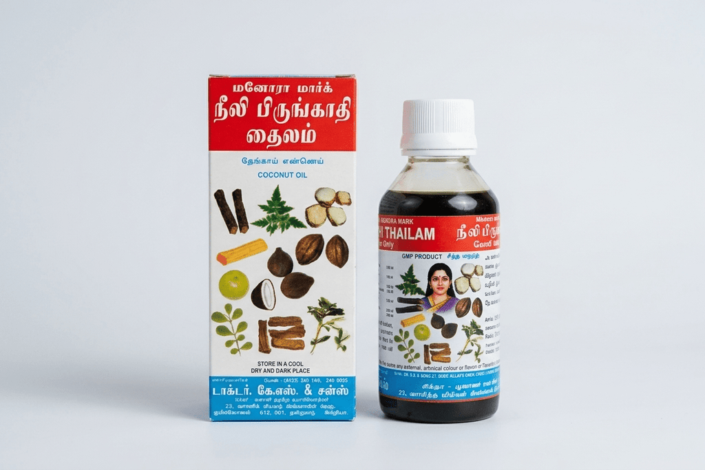 Sattvya Neeli Bhringathi Thailam Traditional Siddha Hair Oil 120ml for Hair Fall