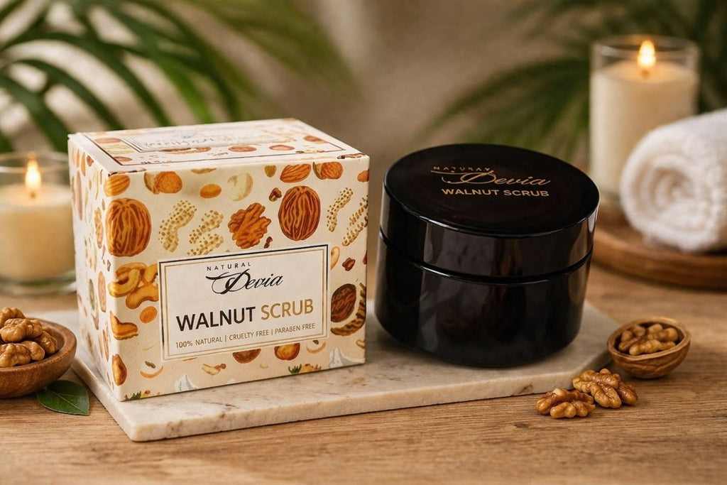 Sattvya Walnut Scrub for Oily Skin Blackheads Deep Cleansing 50g